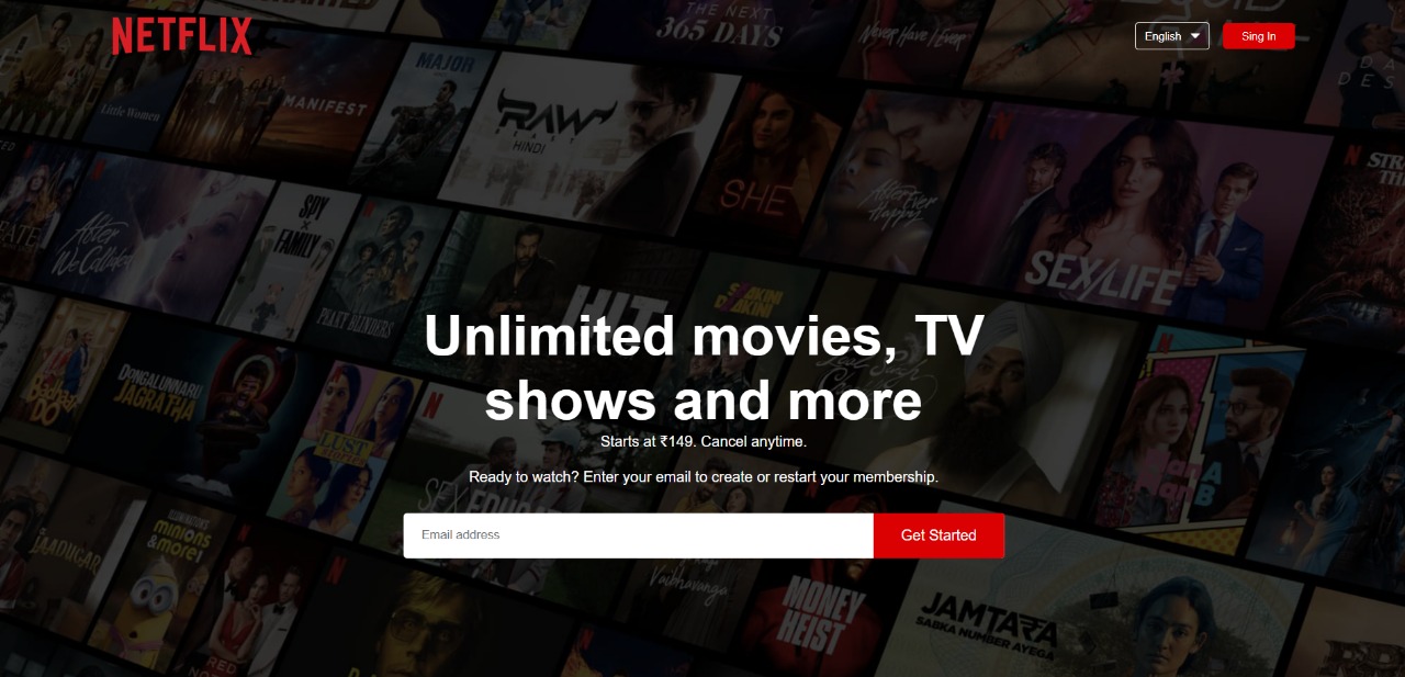 Project poster: Netflix clone